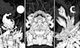 create custom hand drawn black and white fantasy art in my style