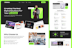design a modern framer website landing page, figma to framer