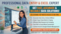 do web research and  data entry