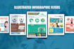 design professional modern flyers with infographic
