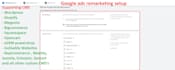 set up google ads dynamic remarketing and conversion setup