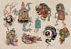 make a traditional japanese irezumi tattoo