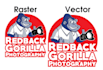 convert any raster image to vector, vector tracing