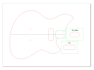 create a custom guitar template