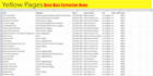 do extract data from yellow pages and web directories