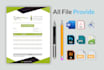 design simple and nice looking letterhead word template