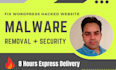 recover hacked wordpress website security, malware removal, virus removal