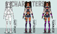 create custom cartoon and mascot characters in vector style