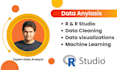 do statistical data analysis in rstudio, spss, excel, minitab