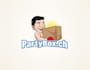 design modern box party logo