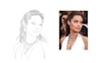 your photo into digital line art