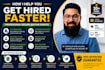 professionally write your resume CV, ats friendly cover letter linkedin