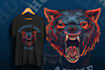 create custom animal illustration for tshirt design