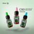 design premium hemp, cbd label and box package design