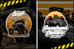 draw design for car club, workshop, garage, car detailing