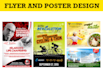 create amazing attractive flyer or poster design