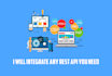 integrate any rest API you need