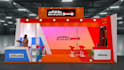 do exhibition stand, 3d trade booth, kiosk, stall, layout, backdrop, pavillion
