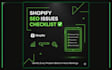 fix shopify SEO issues, schema markup, and google indexing errors
