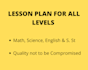create specialized lesson plan and course content