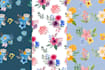 make custom hand drawn seamless watercolor pattern for you
