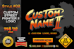 make you a street fighter custom name in 3 styles