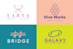 design flat minimalist logo design