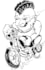 draw simple black and white illustration for you