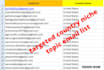 make email list, targeted niche based any country email list