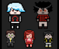 make a danganronpa pixel art