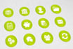do flat icon designs for apps, websites and brand