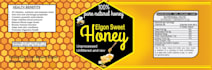design honey label and bottle label design