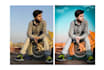do magic photoshop editing and face smooth