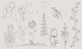 create a custom tattoo design in minimal line and oneline