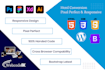 build pixel perfect HTML and wordpress websites from PSD, figma