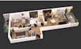 create 2d to 3d floor plan visualizations in 24 hours
