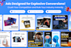 design high converting facebook and instagram ad creatives