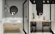 do bathroom interior design and 3d rendering