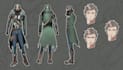 draw anime character design reference sheet