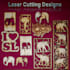 create laser cutting files and vector designs in svg dxf