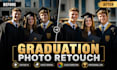do portrait wedding headshot photo editing and retouch