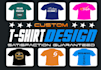create 2 professional  tshirt designs