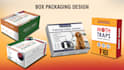 design premium product label package box and bottle