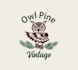 design awesome owl pine logo