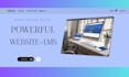 design a professional membership website with lms for institutes and individuals