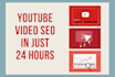 do seo audit,boost,optimize youtube video or channel ranking