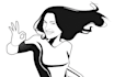 turn you into superhero in black and white