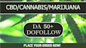 do guest post with backlinks for cannabis marijuana and cbd site