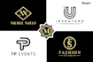do initial letters and monogram logo design