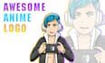 draw awesome anime logo for profile